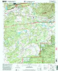 Munford Alabama Historical topographic map, 1:24000 scale, 7.5 X 7.5 Minute, Year 2001