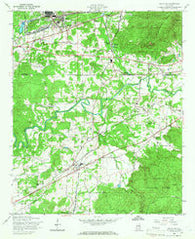 Munford Alabama Historical topographic map, 1:24000 scale, 7.5 X 7.5 Minute, Year 1956