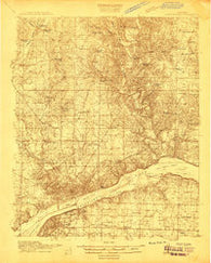 Muscle Shoals Alabama Historical topographic map, 1:48000 scale, 15 X 15 Minute, Year 1914