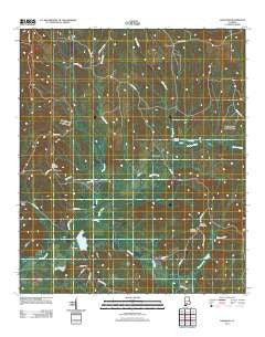 Nadawah Alabama Historical topographic map, 1:24000 scale, 7.5 X 7.5 Minute, Year 2011