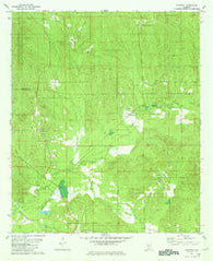 Nadawah Alabama Historical topographic map, 1:24000 scale, 7.5 X 7.5 Minute, Year 1981