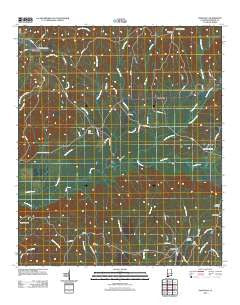 Nanafalia Alabama Historical topographic map, 1:24000 scale, 7.5 X 7.5 Minute, Year 2011