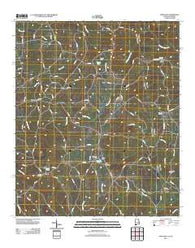 Napoleon Alabama Historical topographic map, 1:24000 scale, 7.5 X 7.5 Minute, Year 2011