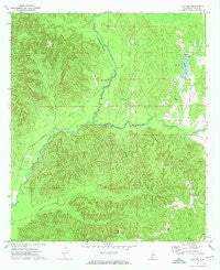 Natchez Alabama Historical topographic map, 1:24000 scale, 7.5 X 7.5 Minute, Year 1972
