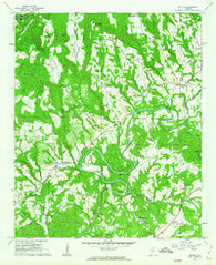Nectar Alabama Historical topographic map, 1:24000 scale, 7.5 X 7.5 Minute, Year 1961