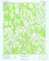 Nectar Alabama Historical topographic map, 1:24000 scale, 7.5 X 7.5 Minute, Year 1961