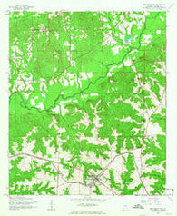 New Brockton Alabama Historical topographic map, 1:24000 scale, 7.5 X 7.5 Minute, Year 1960
