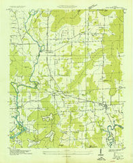 New Hope Alabama Historical topographic map, 1:24000 scale, 7.5 X 7.5 Minute, Year 1936