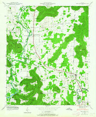 New Hope Alabama Historical topographic map, 1:24000 scale, 7.5 X 7.5 Minute, Year 1947
