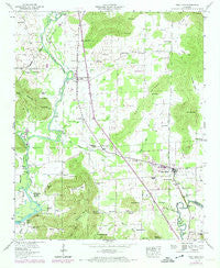 New Hope Alabama Historical topographic map, 1:24000 scale, 7.5 X 7.5 Minute, Year 1947