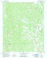 New Lexington Alabama Historical topographic map, 1:24000 scale, 7.5 X 7.5 Minute, Year 1967