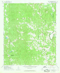 New Lexington Alabama Historical topographic map, 1:24000 scale, 7.5 X 7.5 Minute, Year 1967