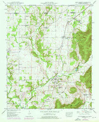 New Market Alabama Historical topographic map, 1:24000 scale, 7.5 X 7.5 Minute, Year 1949