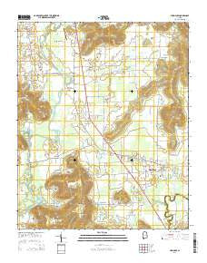 New Hope Alabama Current topographic map, 1:24000 scale, 7.5 X 7.5 Minute, Year 2014