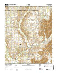 New Market Alabama Current topographic map, 1:24000 scale, 7.5 X 7.5 Minute, Year 2014