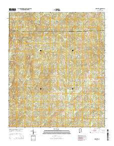 New Site Alabama Current topographic map, 1:24000 scale, 7.5 X 7.5 Minute, Year 2014