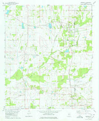Newbern Alabama Historical topographic map, 1:24000 scale, 7.5 X 7.5 Minute, Year 1980