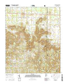 Newburg Alabama Current topographic map, 1:24000 scale, 7.5 X 7.5 Minute, Year 2014