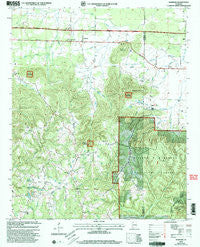 Newburg Alabama Historical topographic map, 1:24000 scale, 7.5 X 7.5 Minute, Year 2000