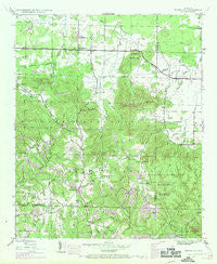 Newburg Alabama Historical topographic map, 1:24000 scale, 7.5 X 7.5 Minute, Year 1945
