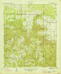Newburg Alabama Historical topographic map, 1:24000 scale, 7.5 X 7.5 Minute, Year 1947