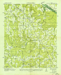 Newsome Sinks Alabama Historical topographic map, 1:24000 scale, 7.5 X 7.5 Minute, Year 1936