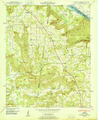 Newsome Sinks Alabama Historical topographic map, 1:24000 scale, 7.5 X 7.5 Minute, Year 1950