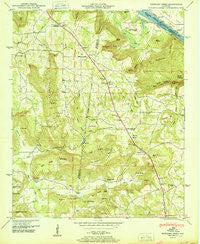 Newsome Sinks Alabama Historical topographic map, 1:24000 scale, 7.5 X 7.5 Minute, Year 1950