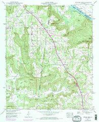Newsome Sinks Alabama Historical topographic map, 1:24000 scale, 7.5 X 7.5 Minute, Year 1947