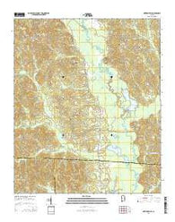 Newtonville Alabama Current topographic map, 1:24000 scale, 7.5 X 7.5 Minute, Year 2014