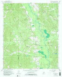 Newtonville Alabama Historical topographic map, 1:24000 scale, 7.5 X 7.5 Minute, Year 1967