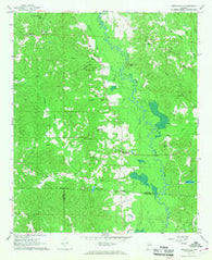 Newtonville Alabama Historical topographic map, 1:24000 scale, 7.5 X 7.5 Minute, Year 1967