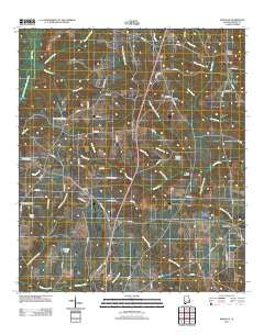Newville Alabama Historical topographic map, 1:24000 scale, 7.5 X 7.5 Minute, Year 2011
