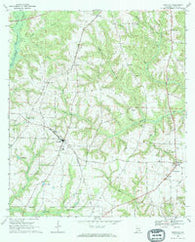 Newville Alabama Historical topographic map, 1:24000 scale, 7.5 X 7.5 Minute, Year 1969