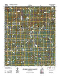 Notasulga Alabama Historical topographic map, 1:24000 scale, 7.5 X 7.5 Minute, Year 2011