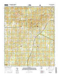 Notasulga Alabama Current topographic map, 1:24000 scale, 7.5 X 7.5 Minute, Year 2014