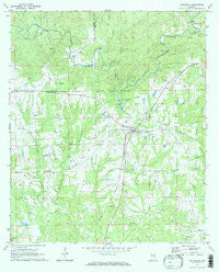Notasulga Alabama Historical topographic map, 1:24000 scale, 7.5 X 7.5 Minute, Year 1971