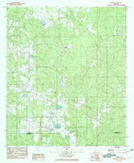 Nymph Alabama Historical topographic map, 1:24000 scale, 7.5 X 7.5 Minute, Year 1982