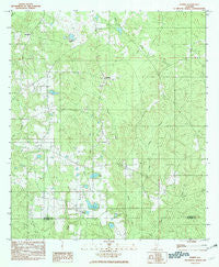 Nymph Alabama Historical topographic map, 1:24000 scale, 7.5 X 7.5 Minute, Year 1982