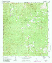 Oak Level Alabama Historical topographic map, 1:24000 scale, 7.5 X 7.5 Minute, Year 1966