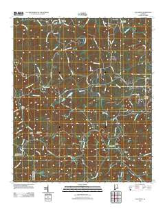 Oak Grove Alabama Historical topographic map, 1:24000 scale, 7.5 X 7.5 Minute, Year 2011