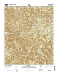 Oak Grove Alabama Current topographic map, 1:24000 scale, 7.5 X 7.5 Minute, Year 2014