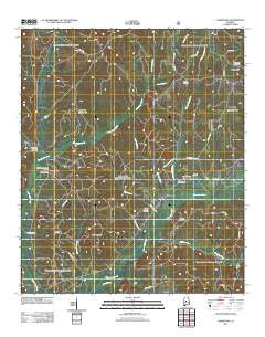 Oakmulgee Alabama Historical topographic map, 1:24000 scale, 7.5 X 7.5 Minute, Year 2011