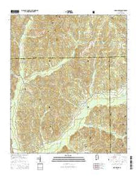 Oakmulgee Alabama Current topographic map, 1:24000 scale, 7.5 X 7.5 Minute, Year 2014
