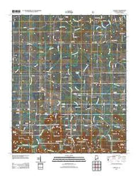 Oakville Alabama Historical topographic map, 1:24000 scale, 7.5 X 7.5 Minute, Year 2011