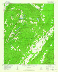 Odenville Alabama Historical topographic map, 1:24000 scale, 7.5 X 7.5 Minute, Year 1958