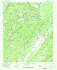 Odenville Alabama Historical topographic map, 1:24000 scale, 7.5 X 7.5 Minute, Year 1958