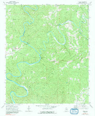 Ofelia Alabama Historical topographic map, 1:24000 scale, 7.5 X 7.5 Minute, Year 1970