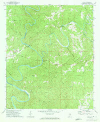 Ofelia Alabama Historical topographic map, 1:24000 scale, 7.5 X 7.5 Minute, Year 1970