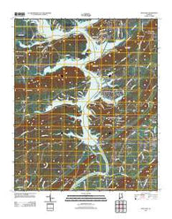 Ohatchee Alabama Historical topographic map, 1:24000 scale, 7.5 X 7.5 Minute, Year 2012